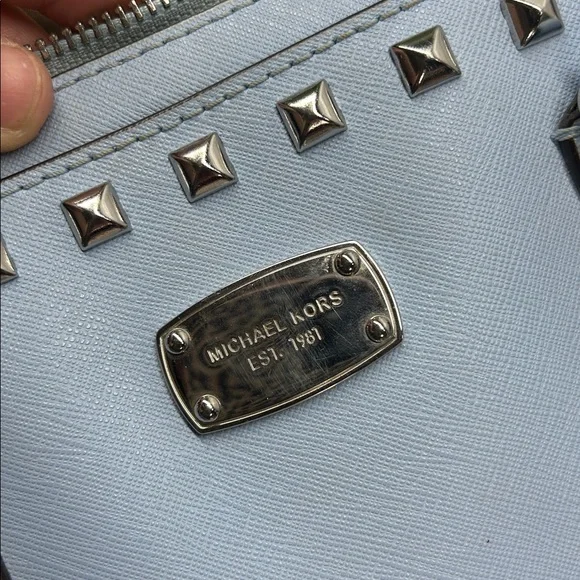 Michael Kors Sky Blue Tote - Picture 5 of 14